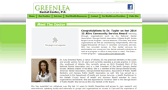 Desktop Screenshot of greenleadental.com