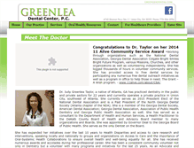 Tablet Screenshot of greenleadental.com
